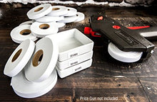 White Pricing Labels for Monarch 1110 Price Gun - 4 Sleeves, 68,000 Pricemarking Labels - With Bonus Ink Rolls