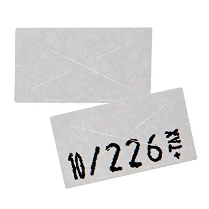 2212 White Pricing Labels for Garvey Contact 22-6 / 22-7 / 22-8 Price Gun – 9 Rolls, 11,000 Pricemarking Labels – With Bonus Ink Roll