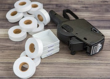 2212 White Pricing Labels for Garvey Contact 22-6 / 22-7 / 22-8 Price Gun – 9 Rolls, 11,000 Pricemarking Labels – With Bonus Ink Roll