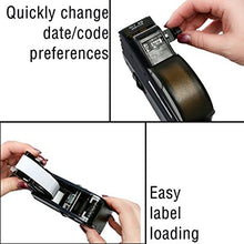 Perco Date Gun Labeler with Labels Date Coding Kit: Includes 8 Digits Gun Labeler, 10,000 White Labels, Label Remover, Bonus Ink Roll