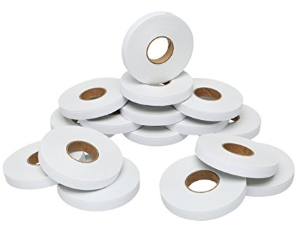 White Pricing Labels for Monarch 1110 Price Gun - 6 Sleeves, 102,000 Pricemarking Labels - With Bonus Ink Rolls