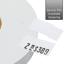 White Pricing Labels for Monarch 1110 Price Gun – Sixteen Rolls, 17,000 Pricemarking Labels – Bonus Ink Roll Included