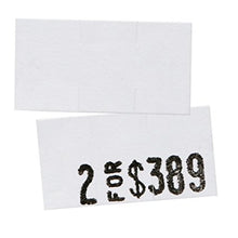 White Pricing Labels for Monarch 1110 Price Gun – Sixteen Rolls, 17,000 Pricemarking Labels – Bonus Ink Roll Included