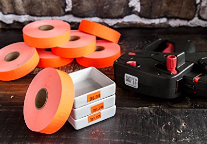 Monarch 1131 Price Gun With Labels Starter Kit: Includes Price Gun, 10,000 Fluorescent Red Pricing Labels and Inker