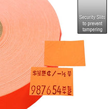 Red Pricing Labels for Monarch 1136 Price Gun – 4 Sleeves, 32 Rolls, 56,000 Pricemarking Labels Value Pack – Bonus Ink Rolls Included