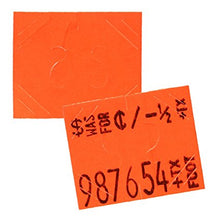Fluorescent Red Pricing Labels for Monarch 1136 Price Gun – 8 Rolls, 14,000 Pricemarking Labels – With Bonus Ink Roll Included
