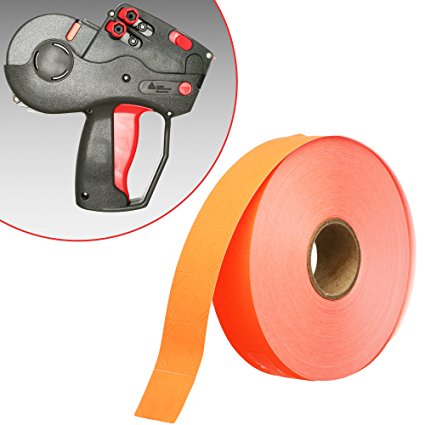Monarch 1136 Price Gun With Case of Fluorescent Red Pricing Labels Value Pack