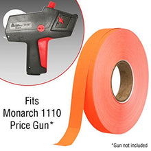 Flou. Red Pricing Labels for Monarch 1110 Price Gun - Sixteen Rolls, 17,000 Pricemarking Labels – Bonus Ink Roll Included