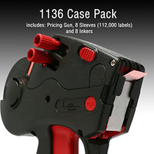 Monarch 1136 Price Gun With Case of Fluorescent Red Pricing Labels Value Pack