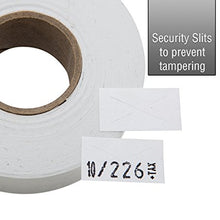 White Pricing Labels for Monarch 1110 Price Gun - 6 Sleeves, 102,000 Pricemarking Labels - With Bonus Ink Rolls