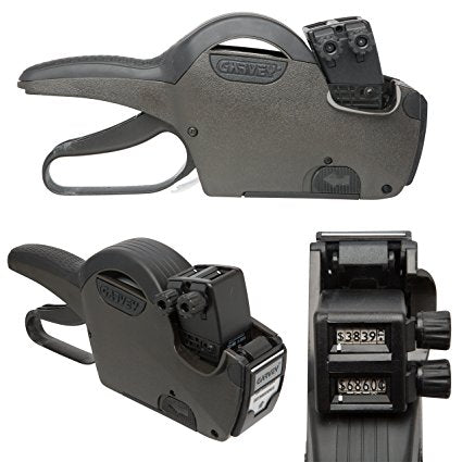 Garvey 22-66 Price Gun With Case of White Pricing Labels Value Pack