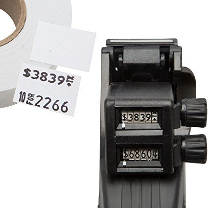 Garvey 22-66 Price Gun With Case of White Pricing Labels Value Pack