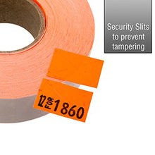 1812 Fluorescent Red Pricing Labels for Garvey 18-6 One Line Price Gun – 140,000 Price marking Labels – With Bonus Ink Rolls